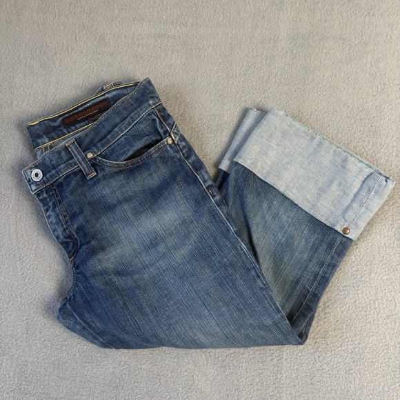 Ag Adriano Goldschmied Denim - AG Adriano‎ Goldschmied Jeans Women 29 The Shorty Cuffed Capri Capsule USA Made